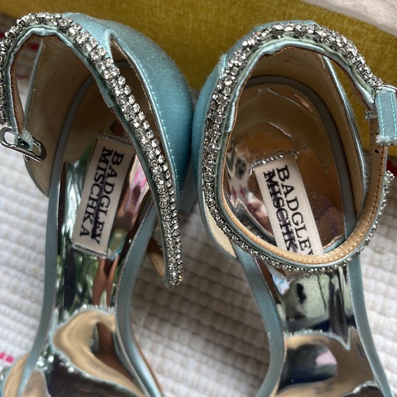 Badgley Mischka Finesse Ankle Strap Evening Shoe - Picture 7 of 9